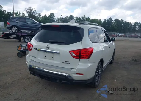 2018 Nissan Pathfinder Platinum from USA, damaged, VIN 5N1DR2MM9JC651915